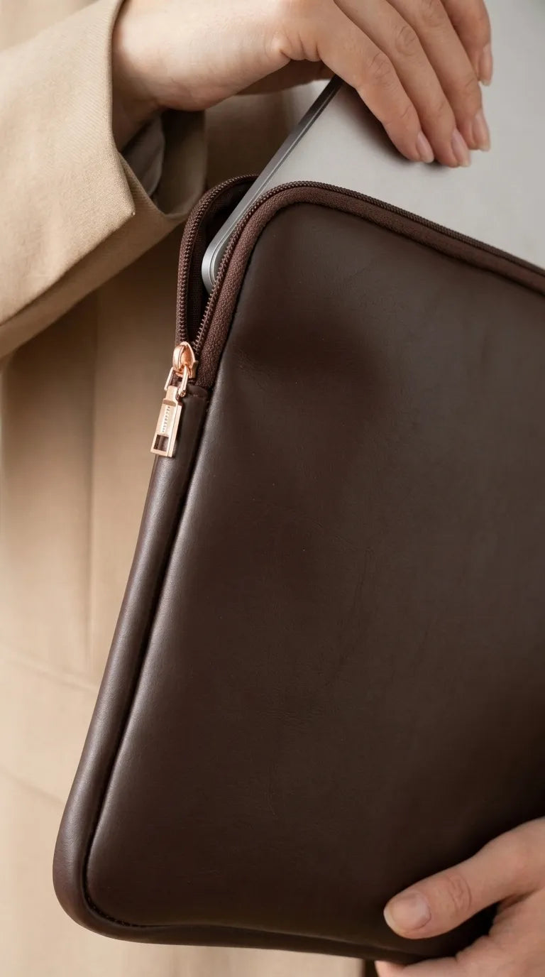 Brown Laptop Sleeve For Women P47482