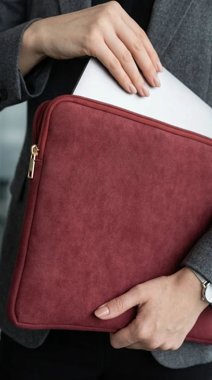 Maroon Laptop Sleeve For Women P47482
