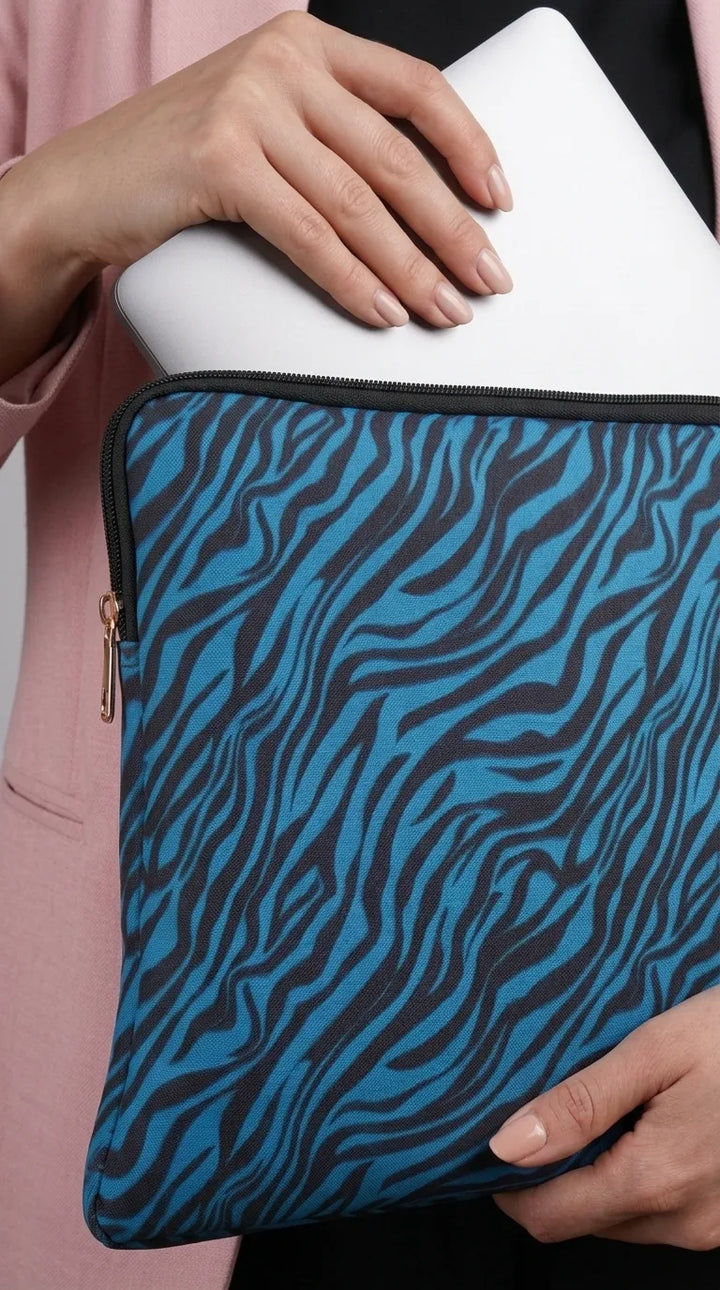 Blue Laptop Sleeve For Women P47482