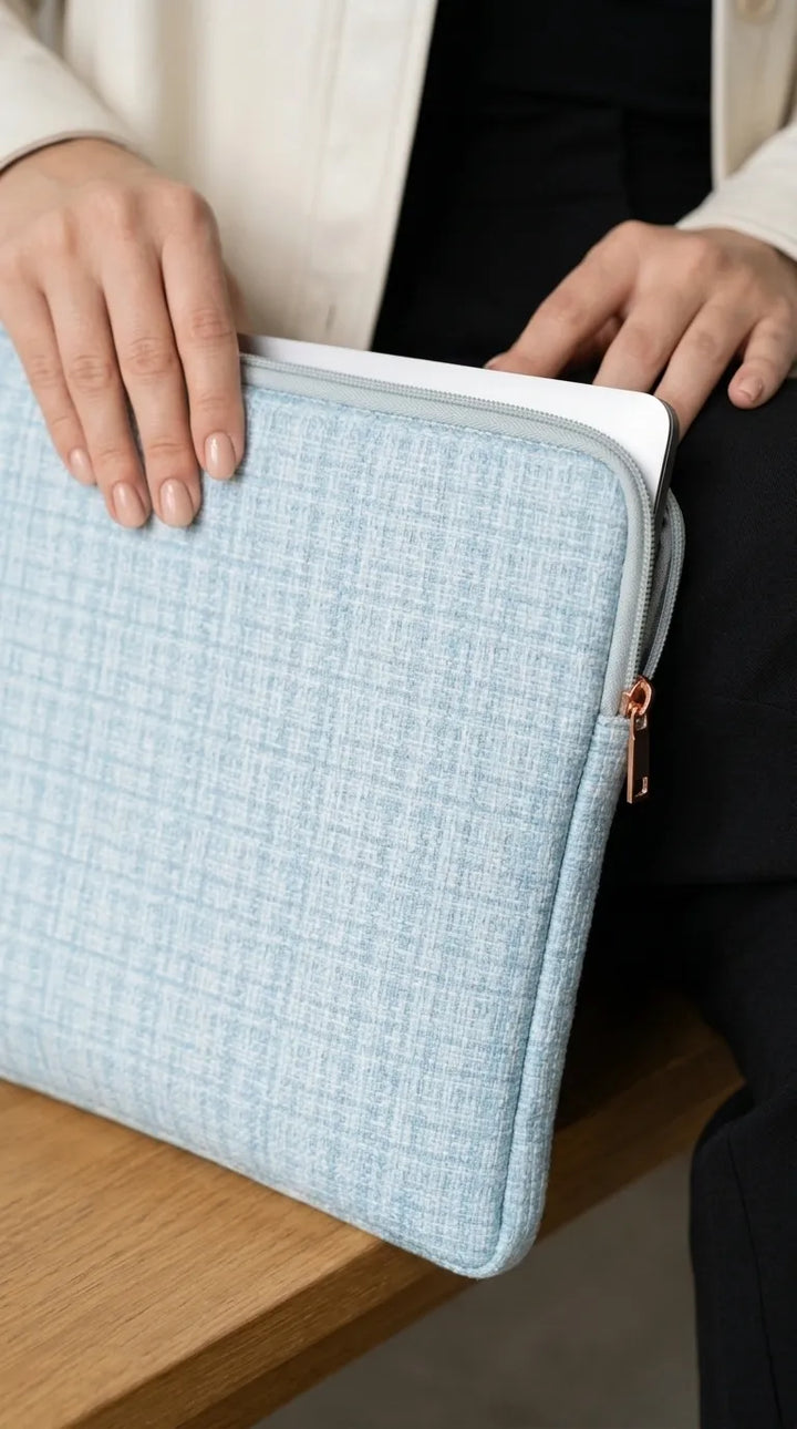 Sky Blue Laptop Sleeve For Women P47482