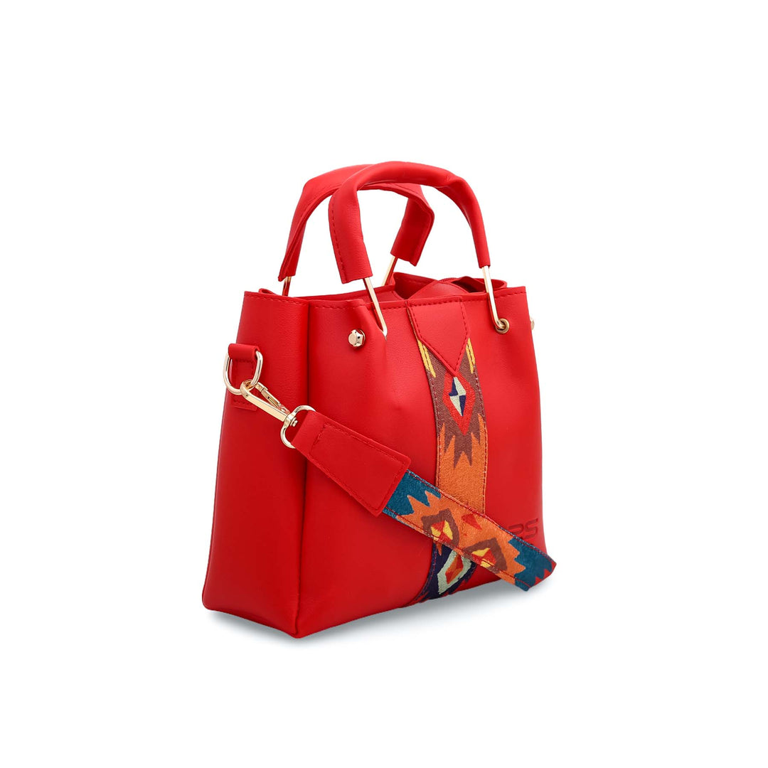 Red Casual Hand Bag P55042