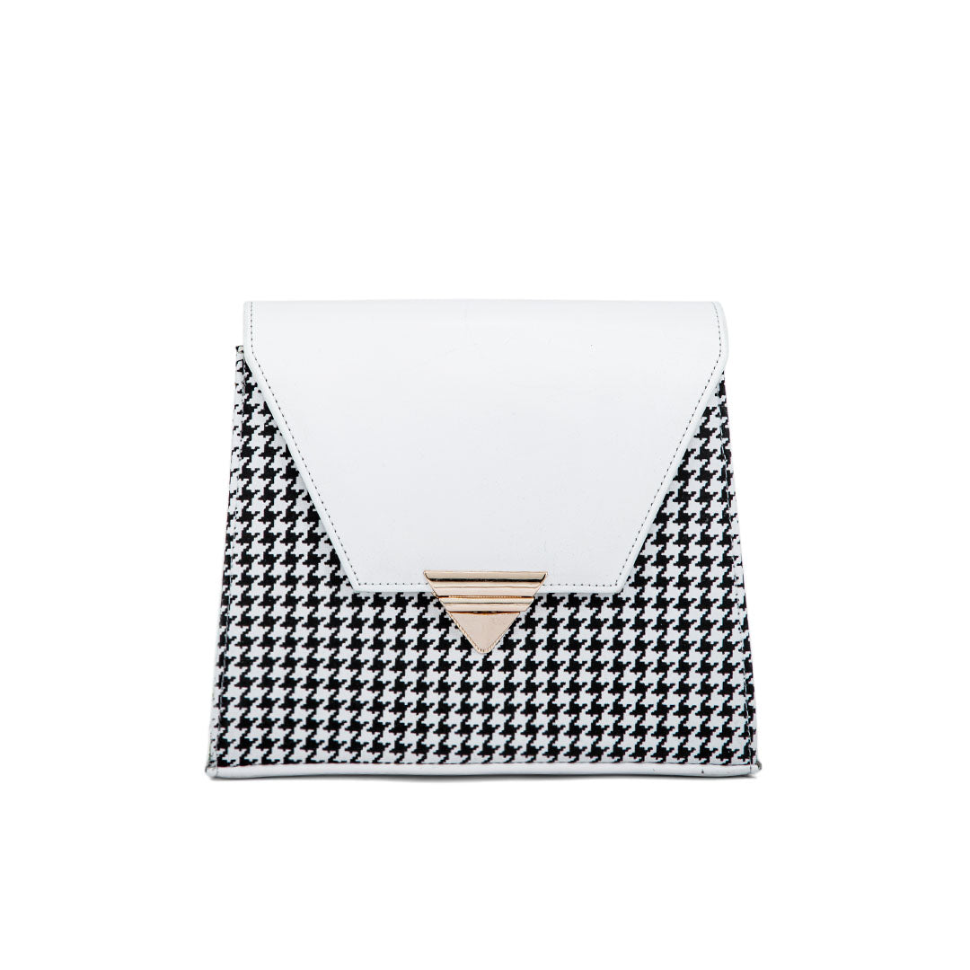 White Formal Shoulder Bag P55648