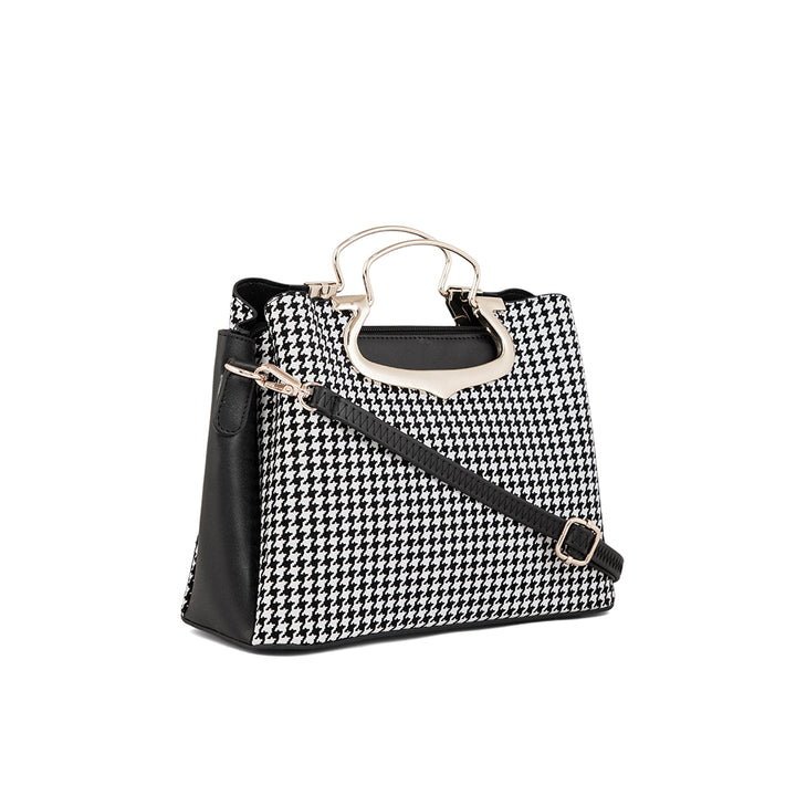 White Formal Hand Bag P55649