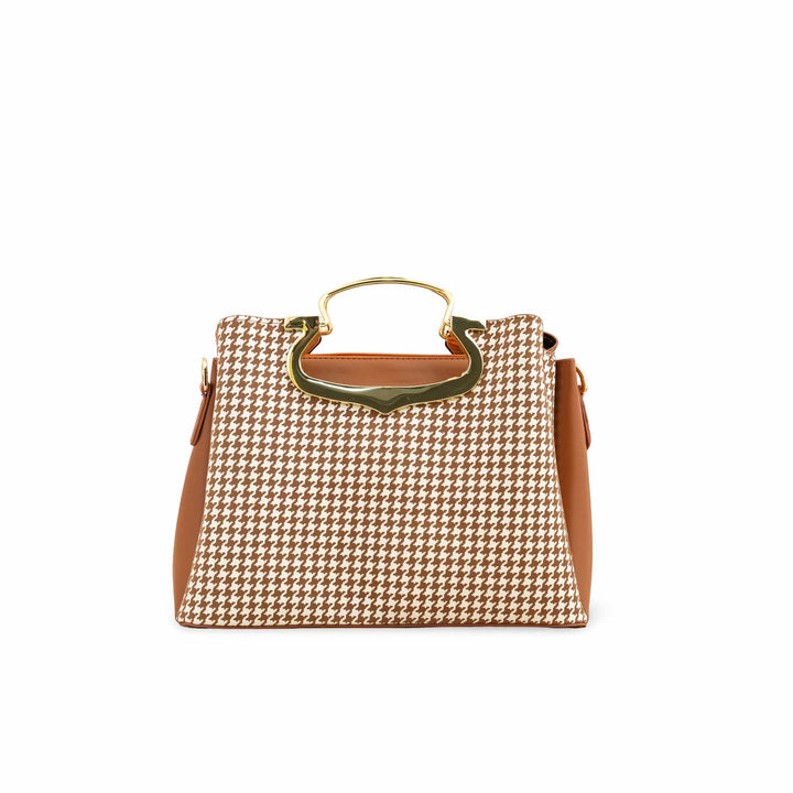 Brown Formal Hand Bag P55649
