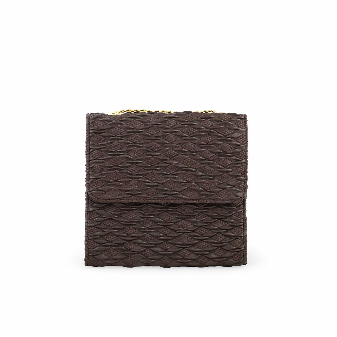 Coffee Casual Shoulder Bag For Women P55658