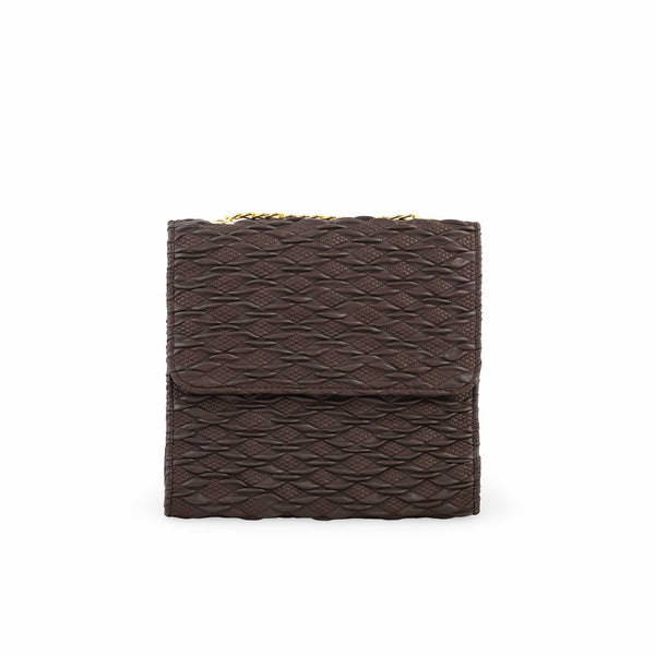 Coffee Casual Shoulder Bag For Women P55658