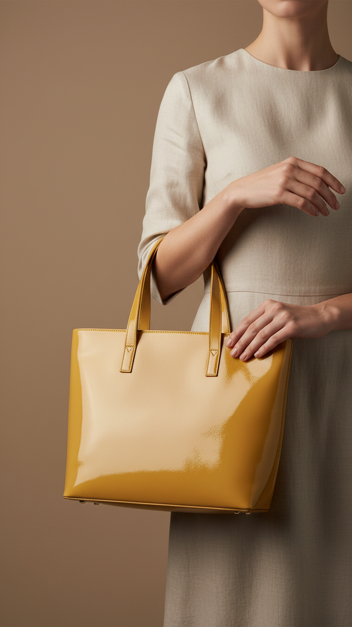 Mustard Formal Shoulder Bag P55680