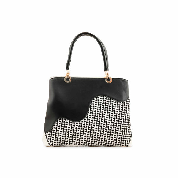 White Formal Hand Bag P55713