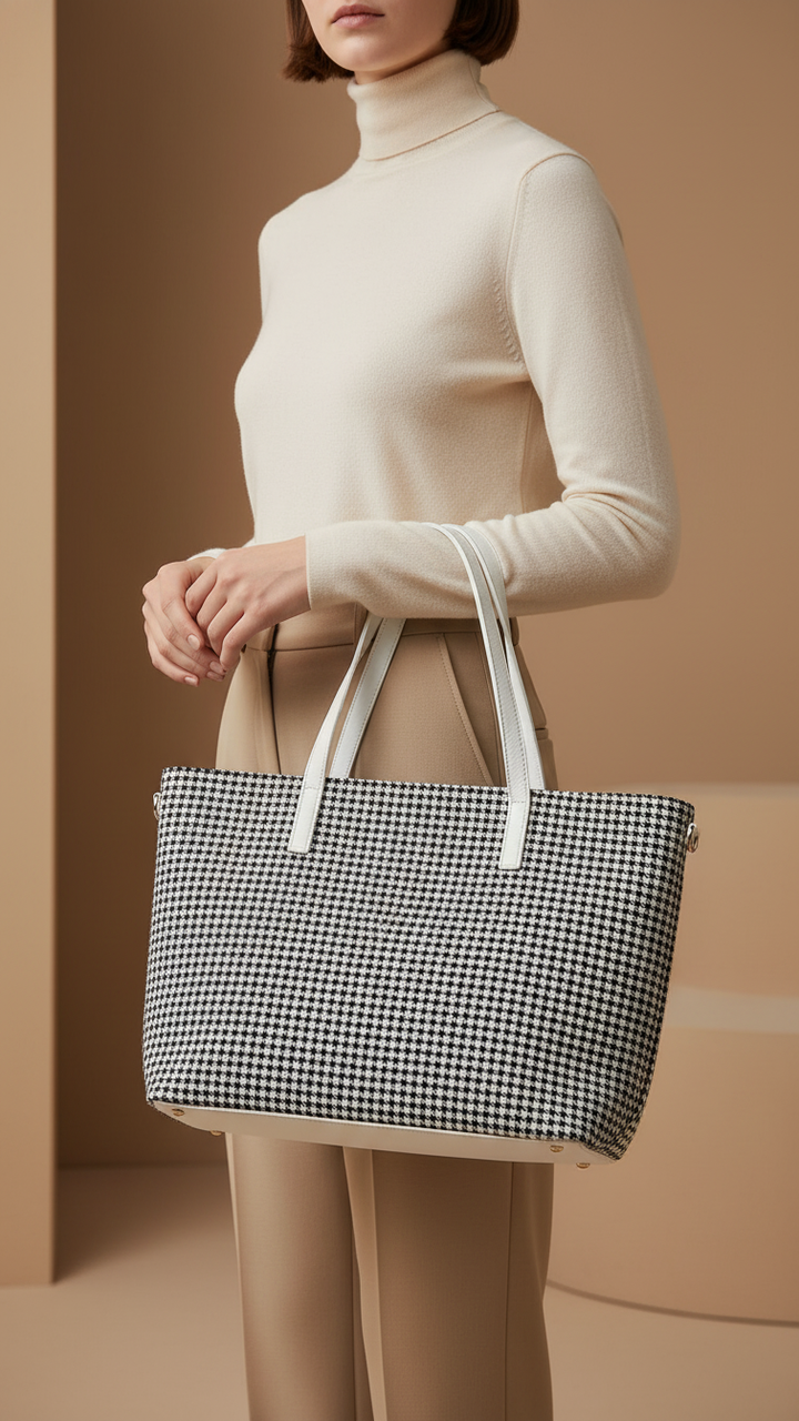 White Formal Shoulder Bag P55722