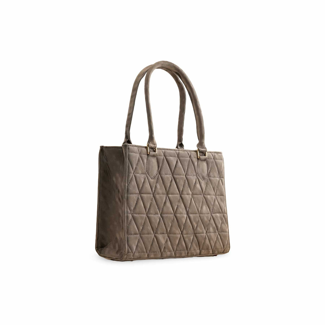 Grey Women Formal Shoulder Bag P55723