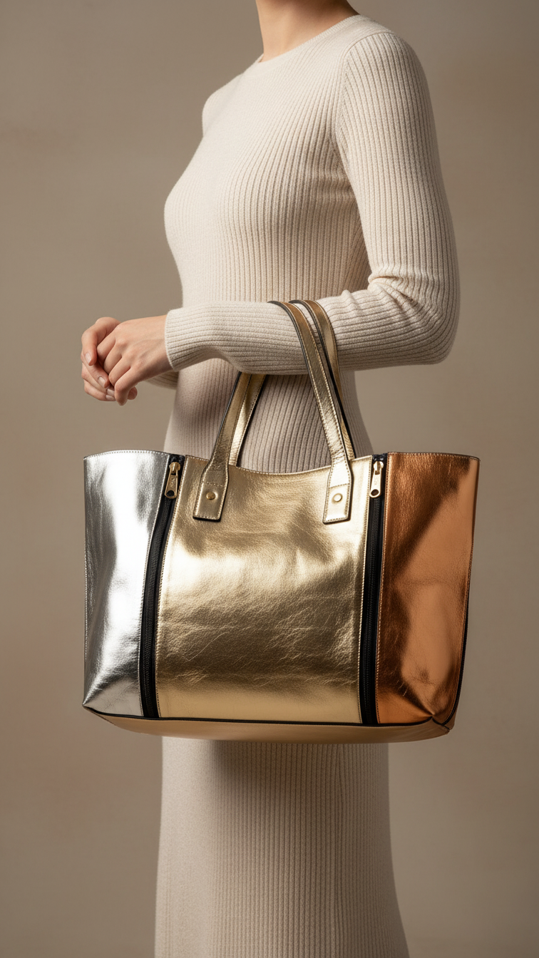 Golden Formal Shoulder Bag P55729