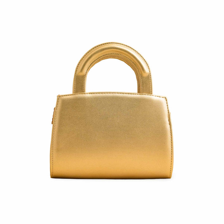 Golden Formal Hand Bag P55730