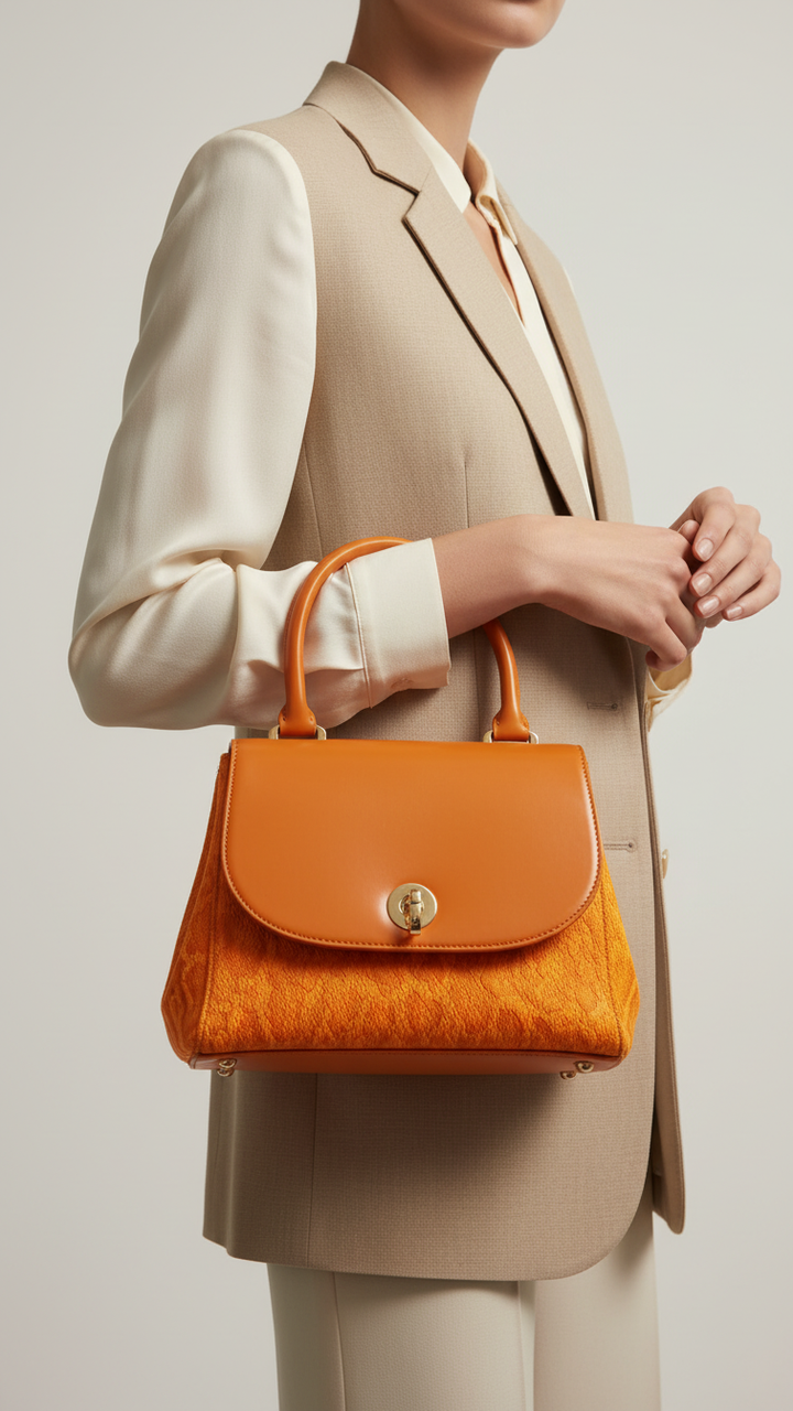 Yellow Formal Shoulder Bag P55738