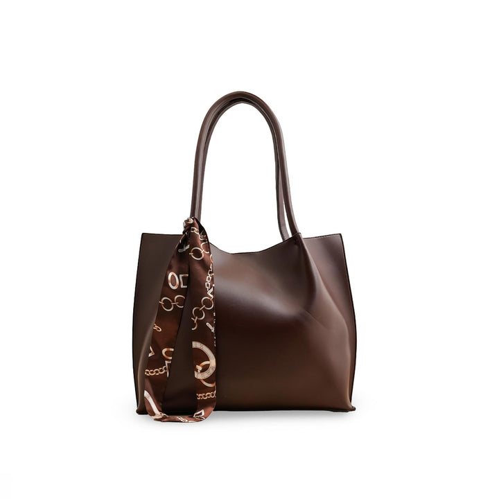 Brown Formal Shoulder Bag P55754