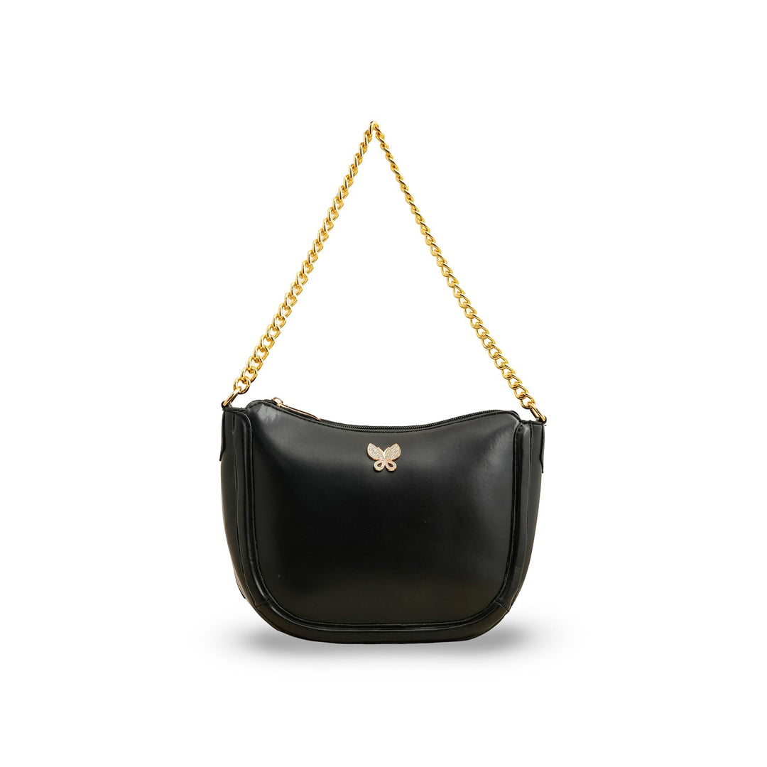 Black Casual Shoulder Bag For Women P55763