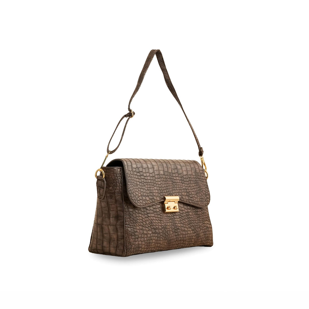 Brown Formal Shoulder Bag P55766