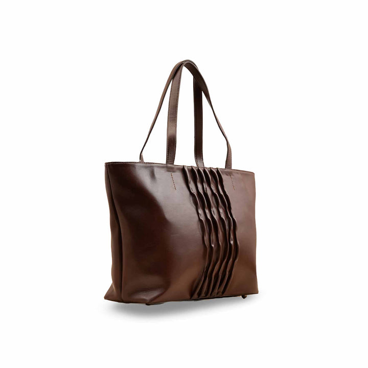 Brown Casual Shoulder Bag For Women P55822