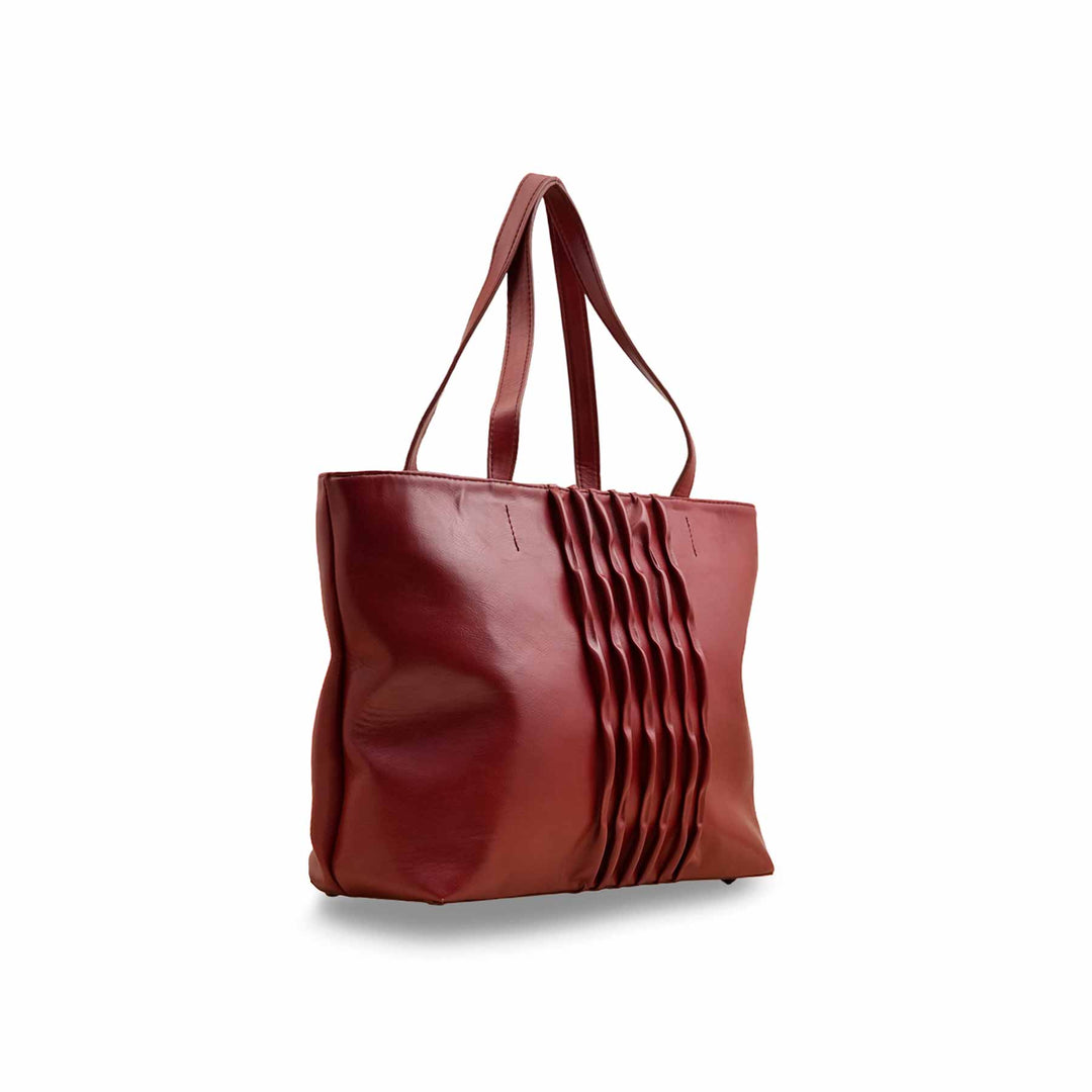 Maroon Casual Shoulder Bag For Women P55822