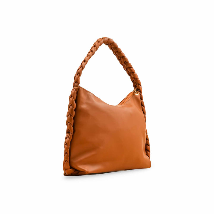 Mustard Formal Shoulder Bag For Ladies P55823