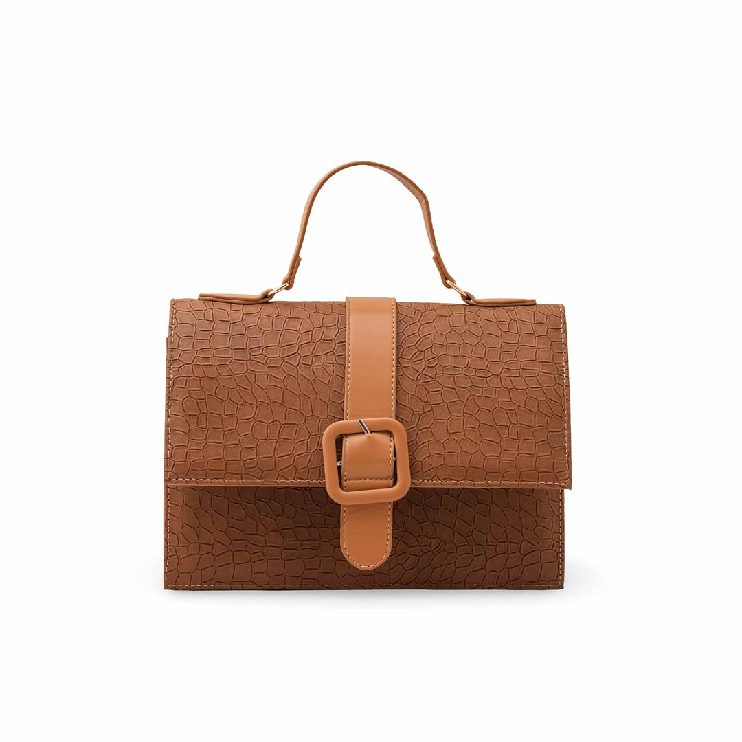 Brown Casual Shoulder Bag For Women P55826