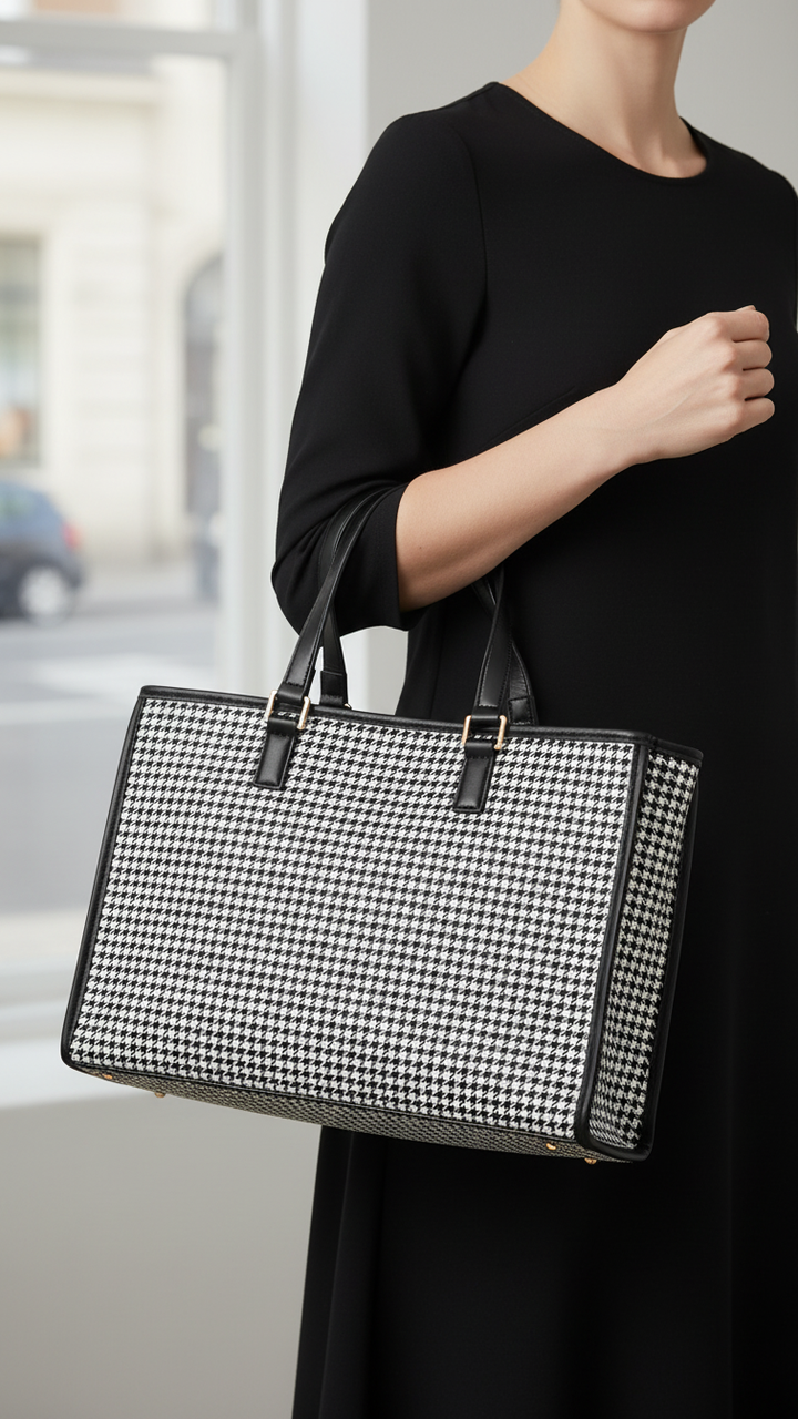 Black Casual Shoulder Bag For Women P55827