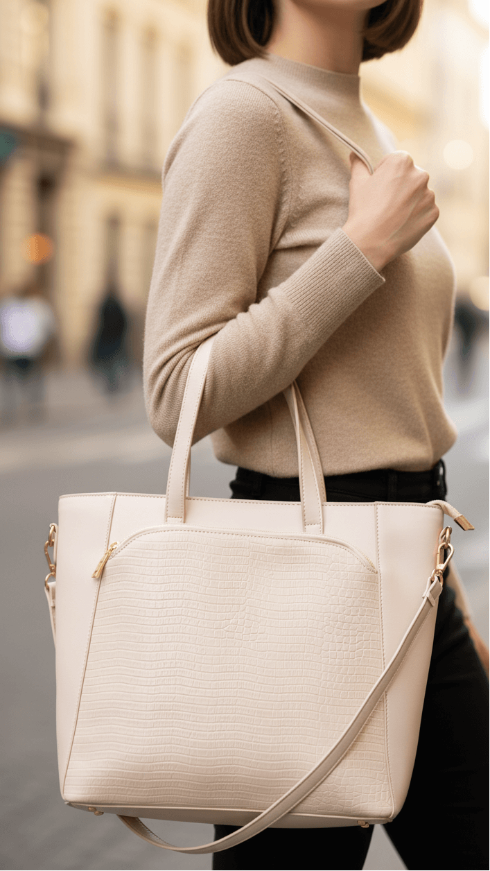 Fawn Formal Shoulder Bag For Ladies P55829