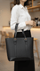 Black Formal Shoulder Bag For Women P55842