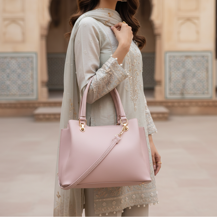 Pink Formal Hand Bag For Women P55847