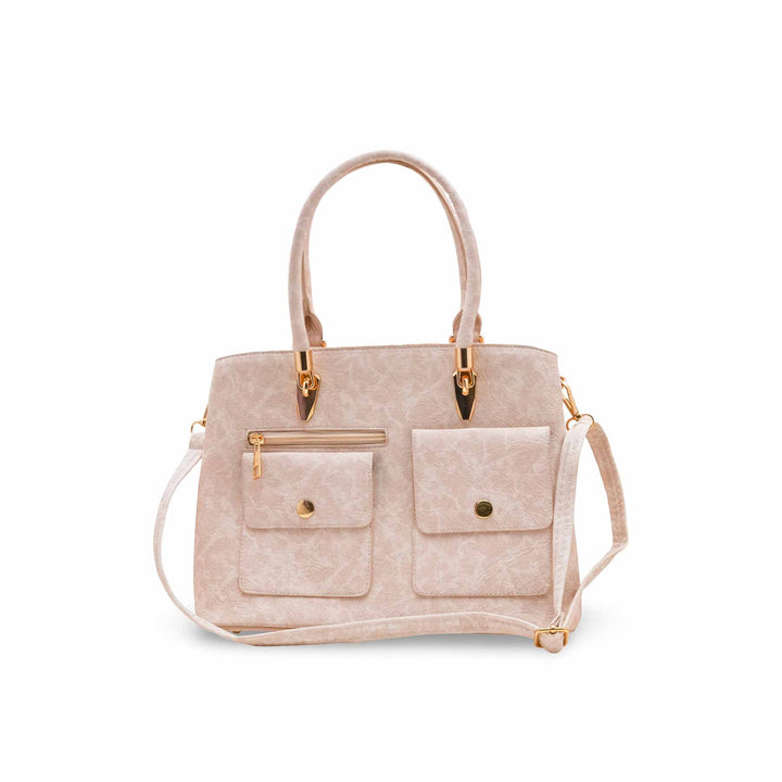 Cream Formal Hand Bag For Women P55850