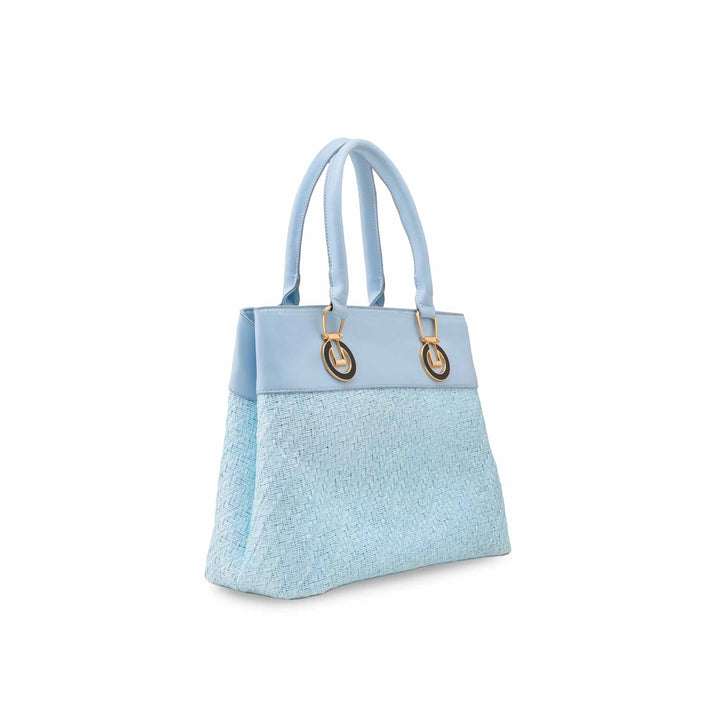 Sky Blue Casual Shoulder Bag For Women P55854