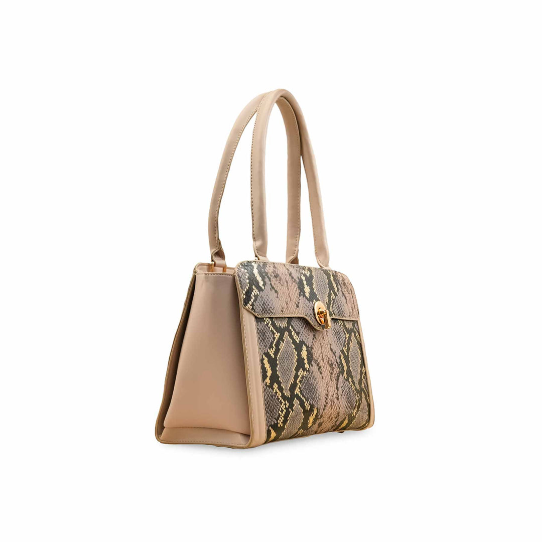 Brown Formal Hand Bag For Ladies P55855
