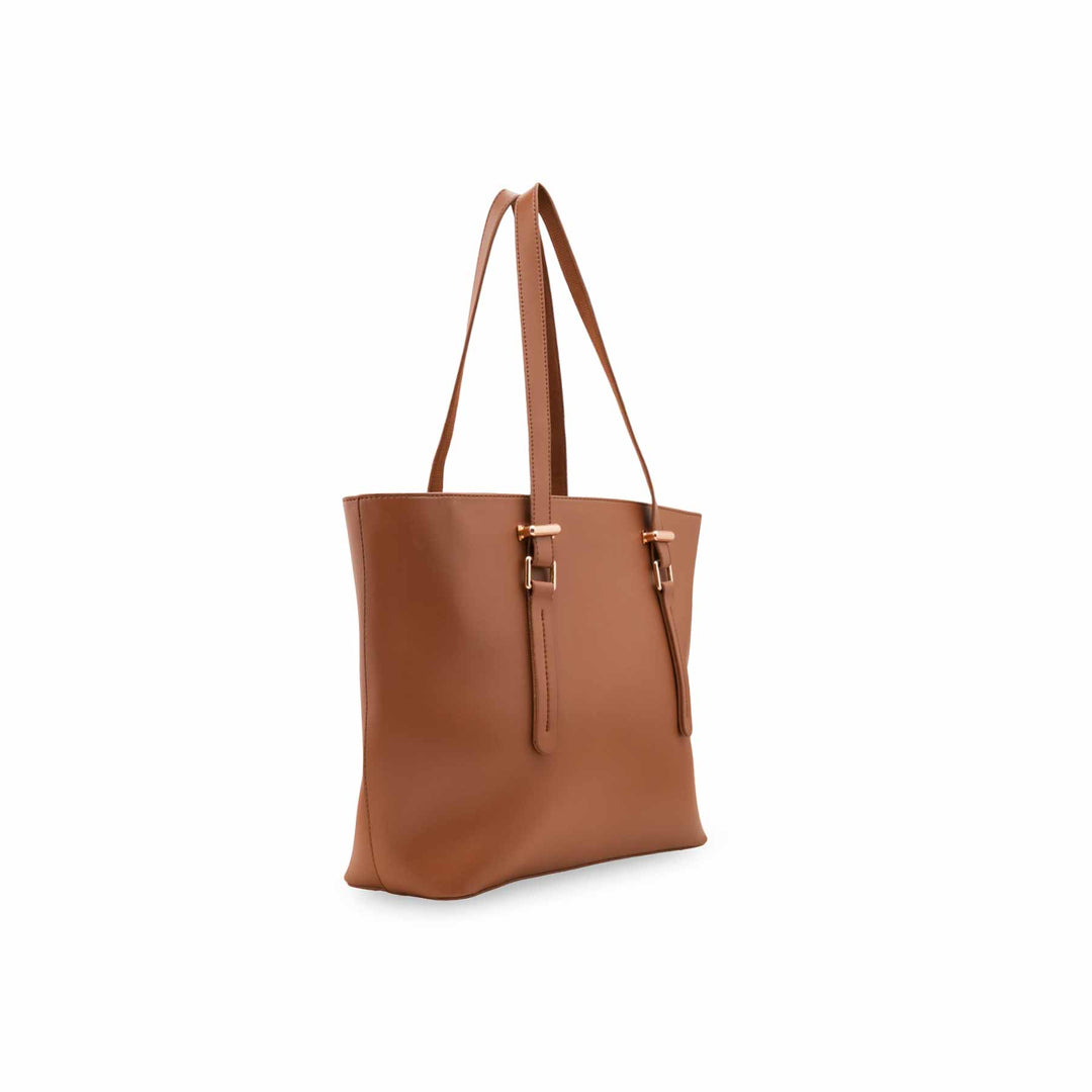 Mustard Formal Shoulder Bag For Women P55859