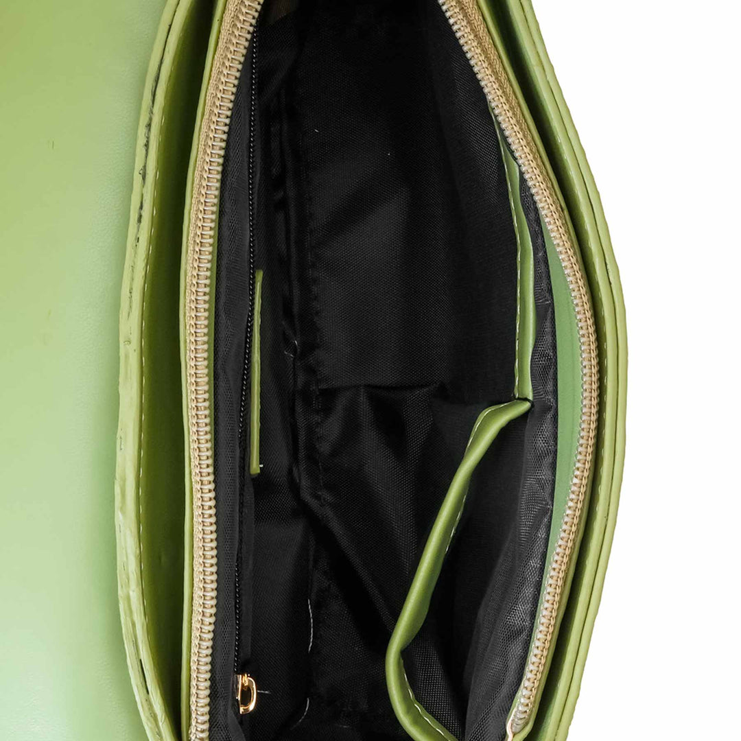 Green Formal Shoulder Bag For Ladies P55862