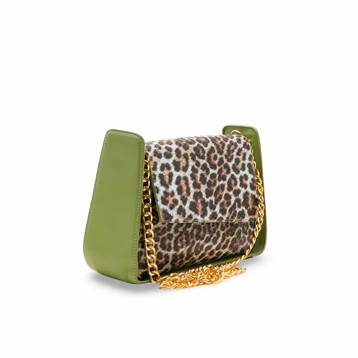Green Formal Shoulder Bag For Ladies P55862