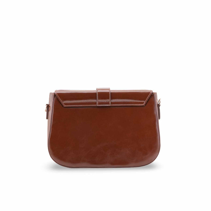 Brown Formal Shoulder Bag For Ladies P55863
