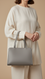 Grey Formal Hand Bag For Women P55870