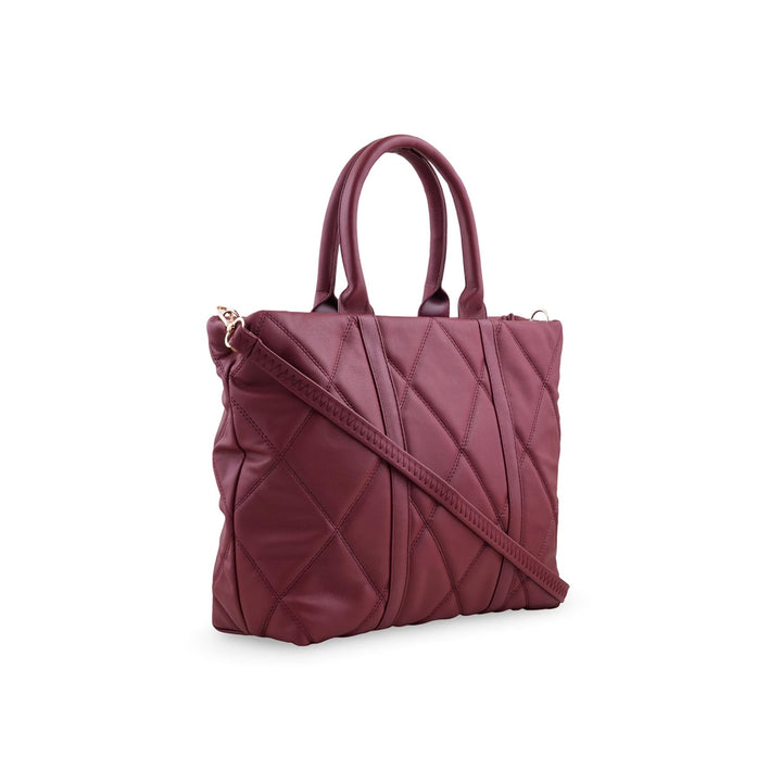 Maroon Casual Shoulder Bag For Women P55874