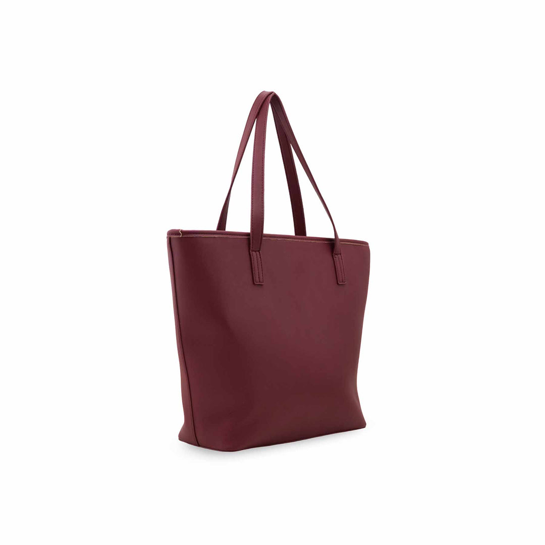 Maroon Casual Shoulder Bag For Women P55877