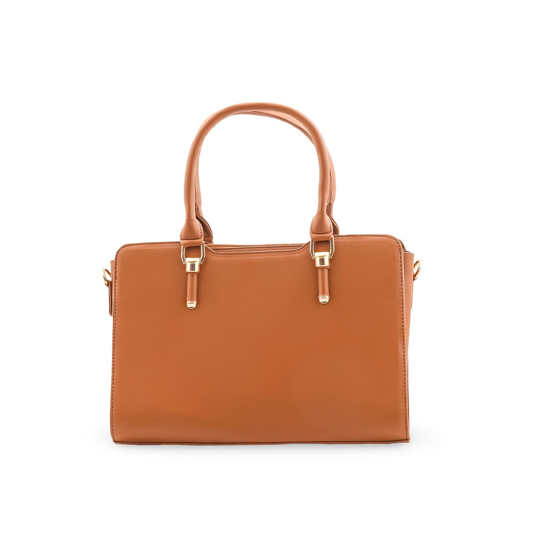 Beige Formal Hand Bag For Ladies P55882