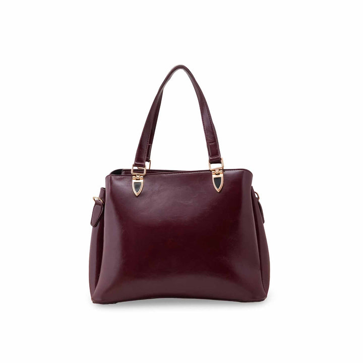 Maroon Formal Hand Bag For Women P55886