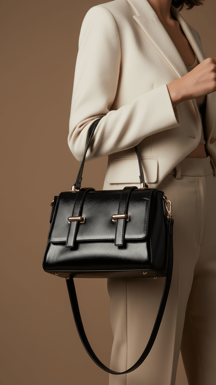 Black Formal Hand Bag For Women P55893