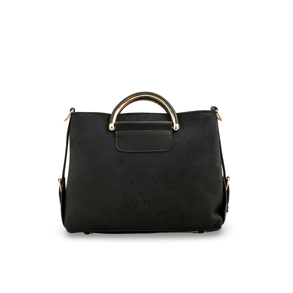 Black Casual Hand Bag P56211