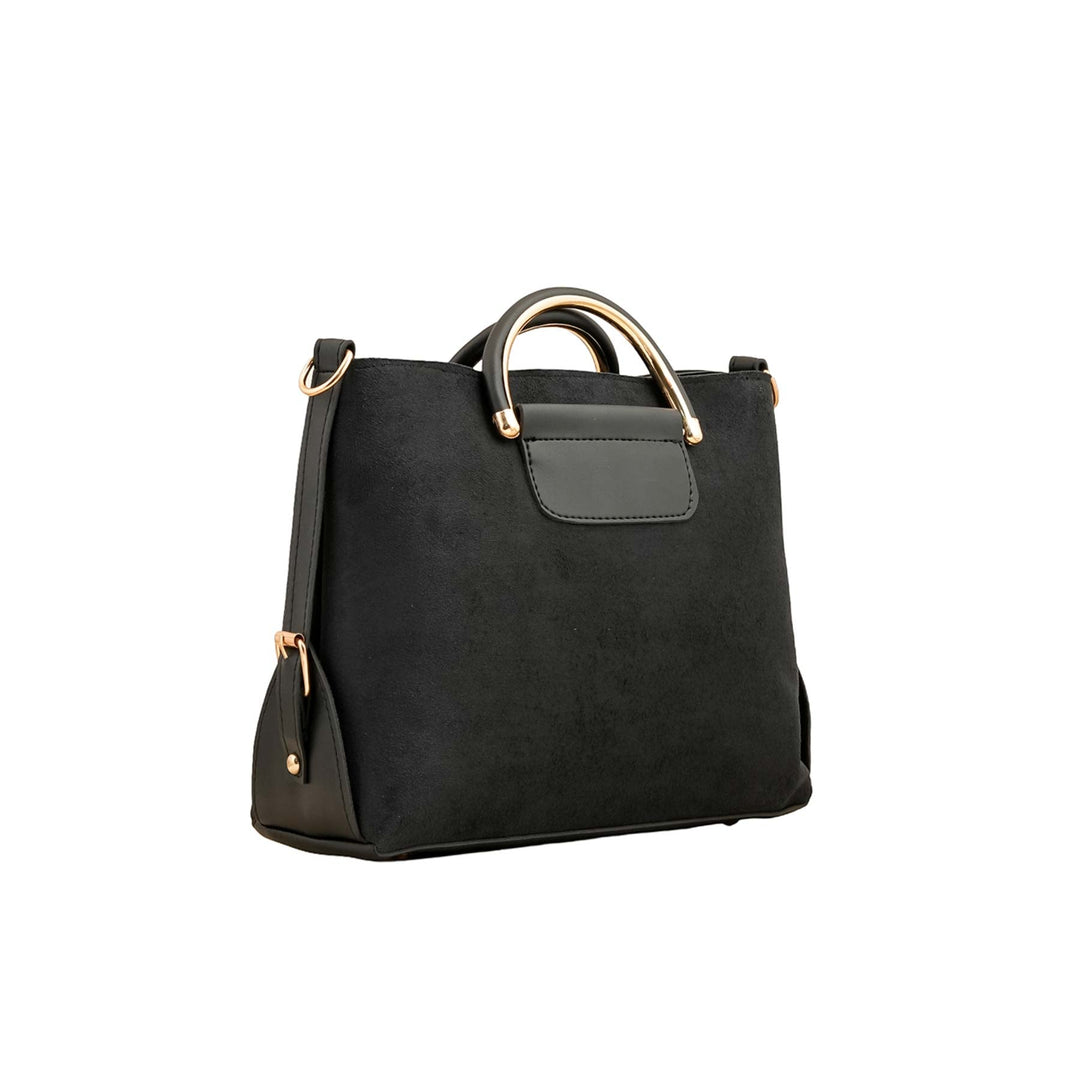 Black Casual Hand Bag P56211