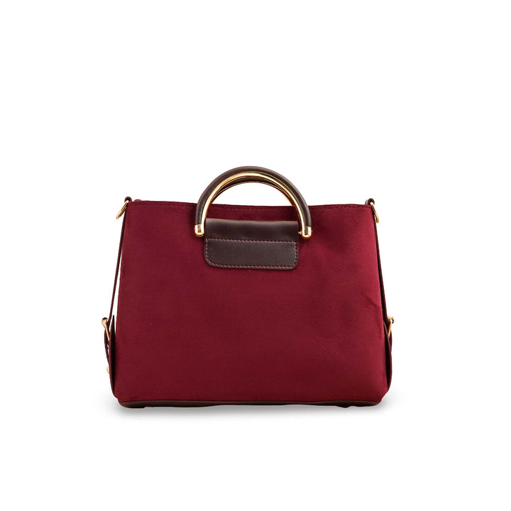 Maroon Casual Hand Bag P56211