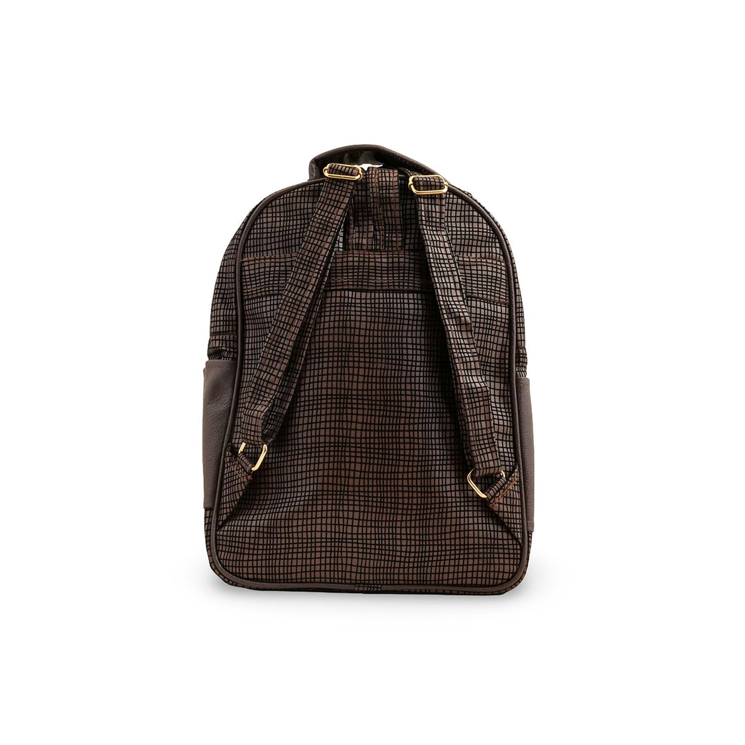 Brown Casual Back Pack P56213