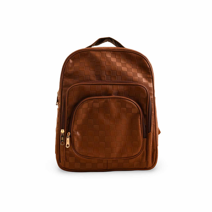 Brown Casual Back Pack P56215