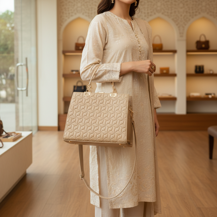 Fawn Casual Hand Bag For Women P56224