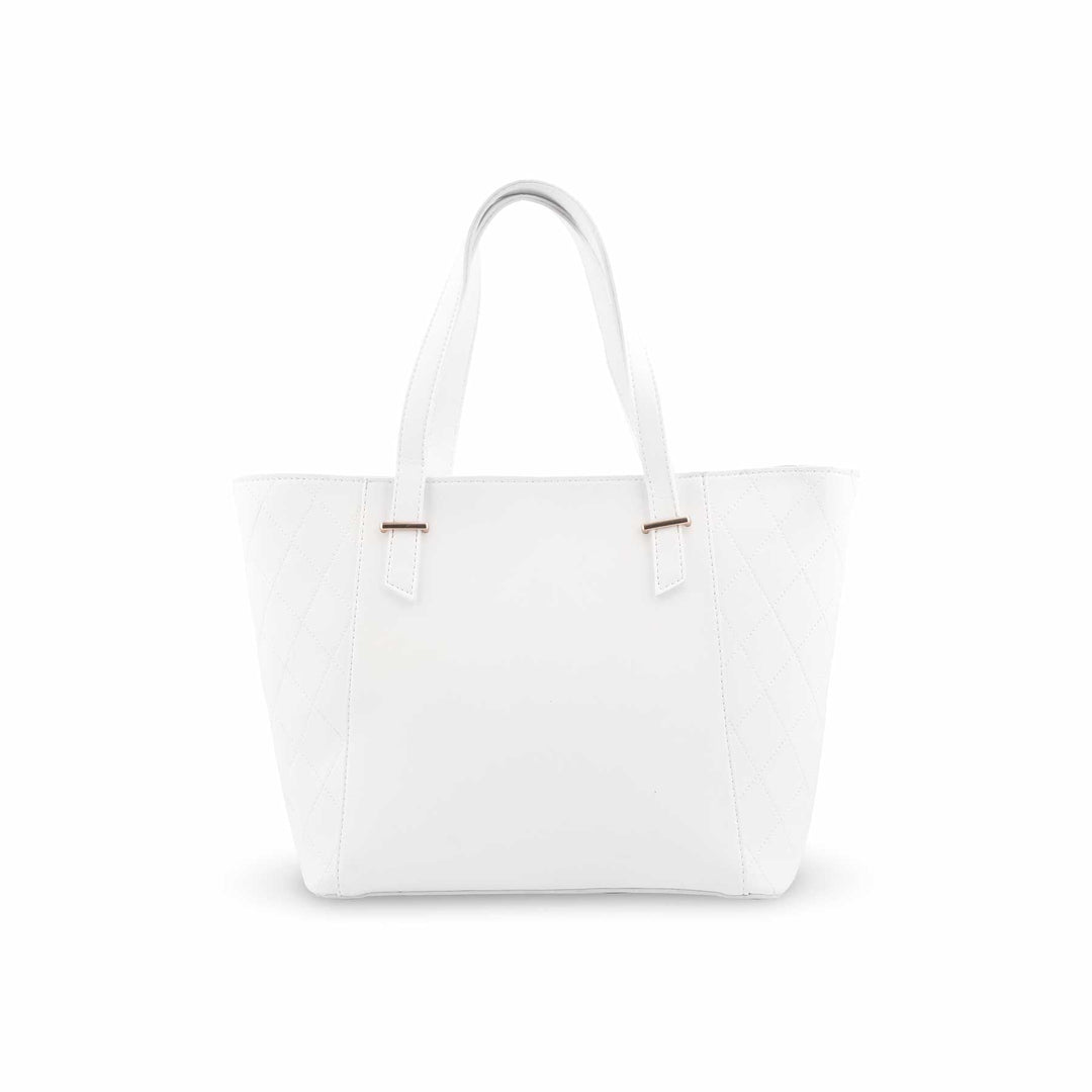 White Casual Shoulder Bag For Women P56250