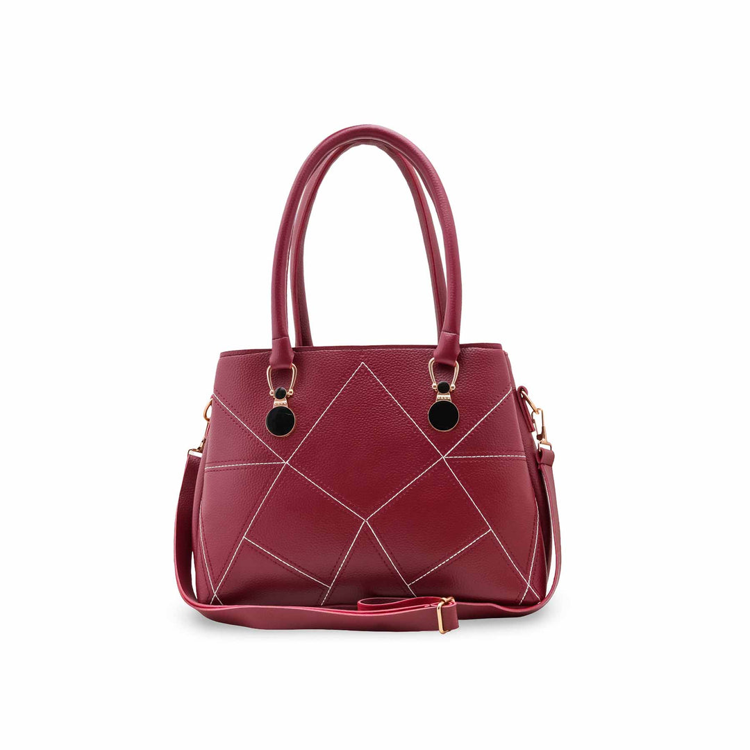 Maroon Casual Hand Bag For Women P56264