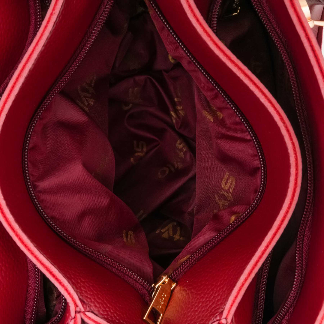 Maroon Casual Hand Bag For Women P56264